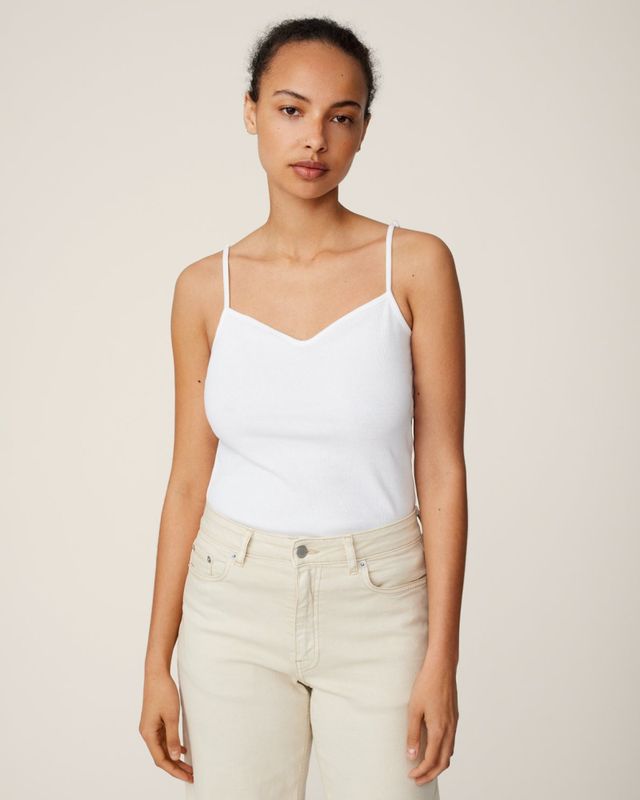 MSCHRasmia V Neck Strap Top Ass Farger
