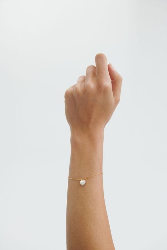 Ocean Heart Bracelet- Sølv