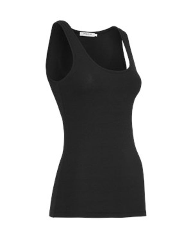 Olivie Rib SL Top - Ass farger