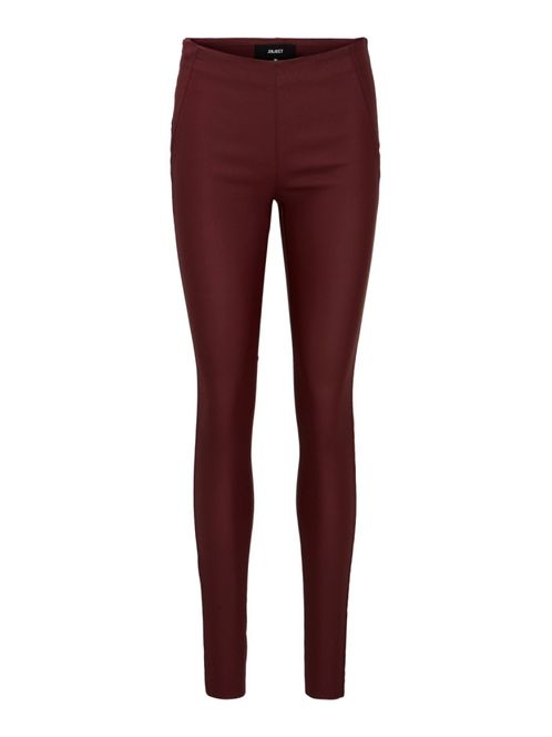 Hovedbilde Belle Coated Leggings Burgunder