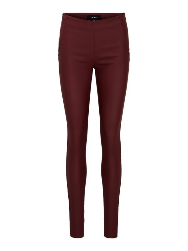 Belle Coated Leggings Burgunder