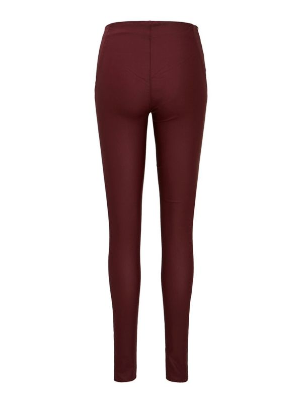 Belle Coated Leggings Burgunder