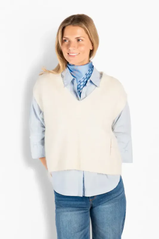 Isadora Silk Scarf Small Skyway