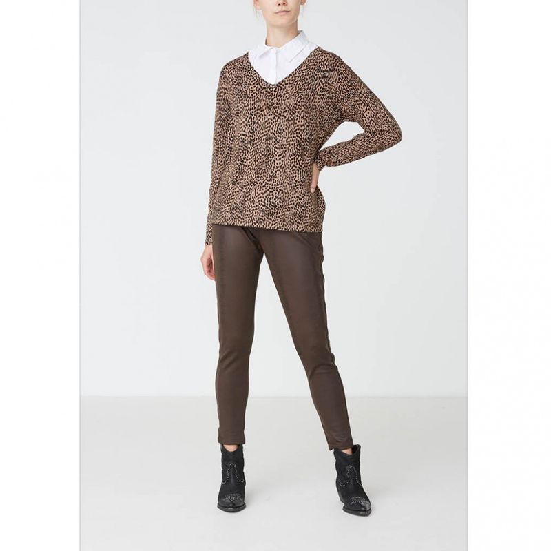 Helena Tights Brun/Sort