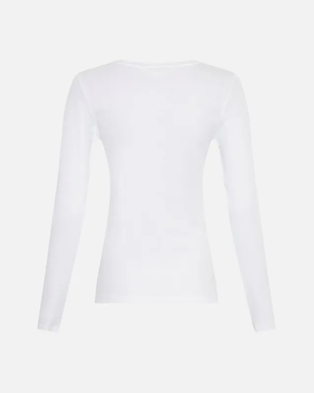 MSCHKickie Rasmia Top- Bright White