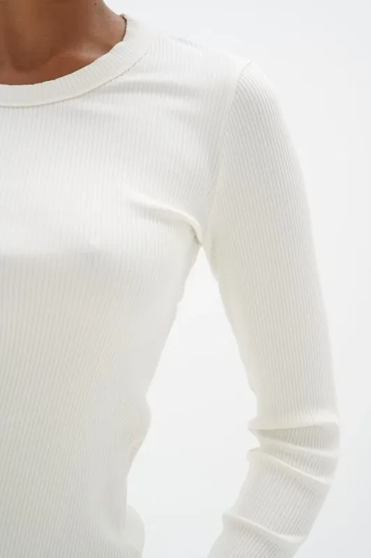 DagnaIW T-Shirt LS Whisper White