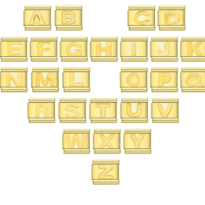 Hovedbilde BOKSTAVER- Gull