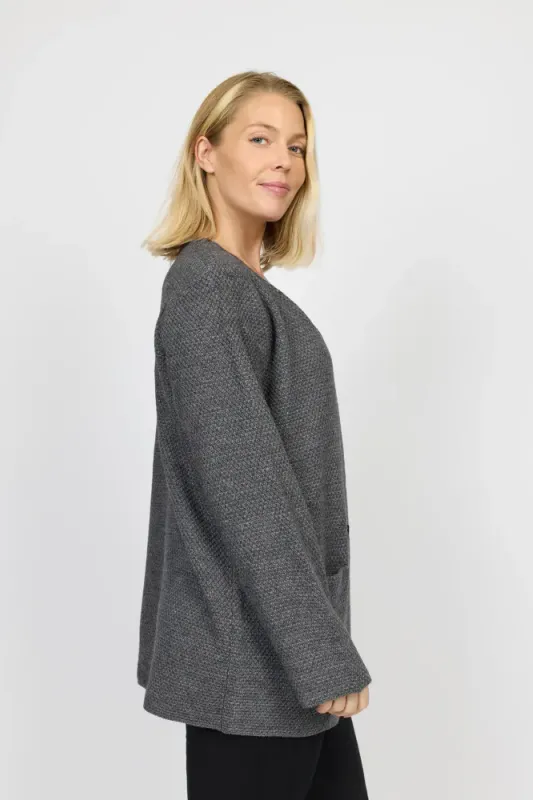 Larke Cardigan Koks Grå