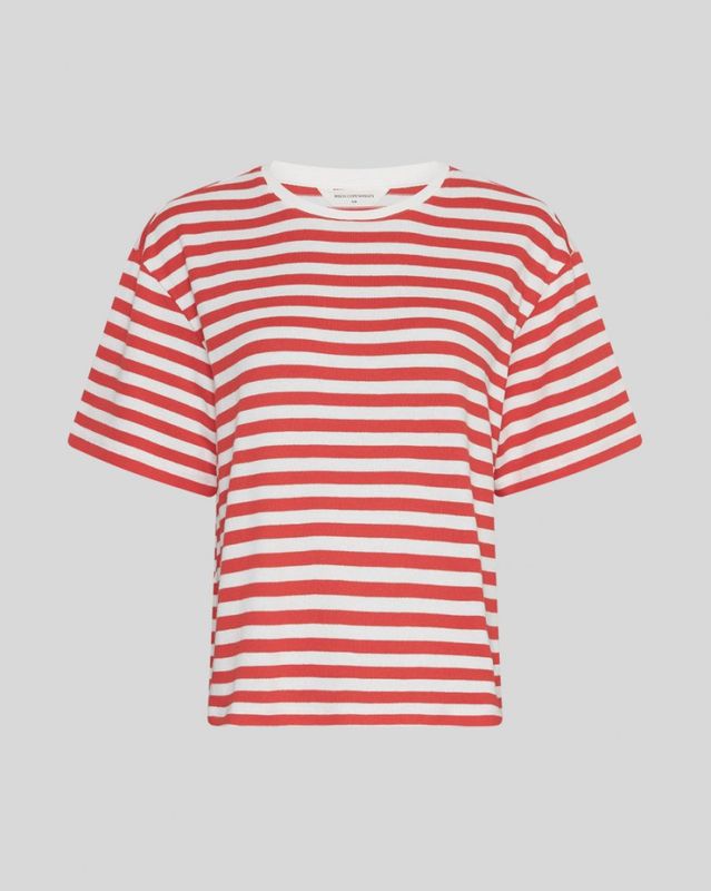 MSCHKemba Bahara SS Pullover STP V Ice/F Scarlet