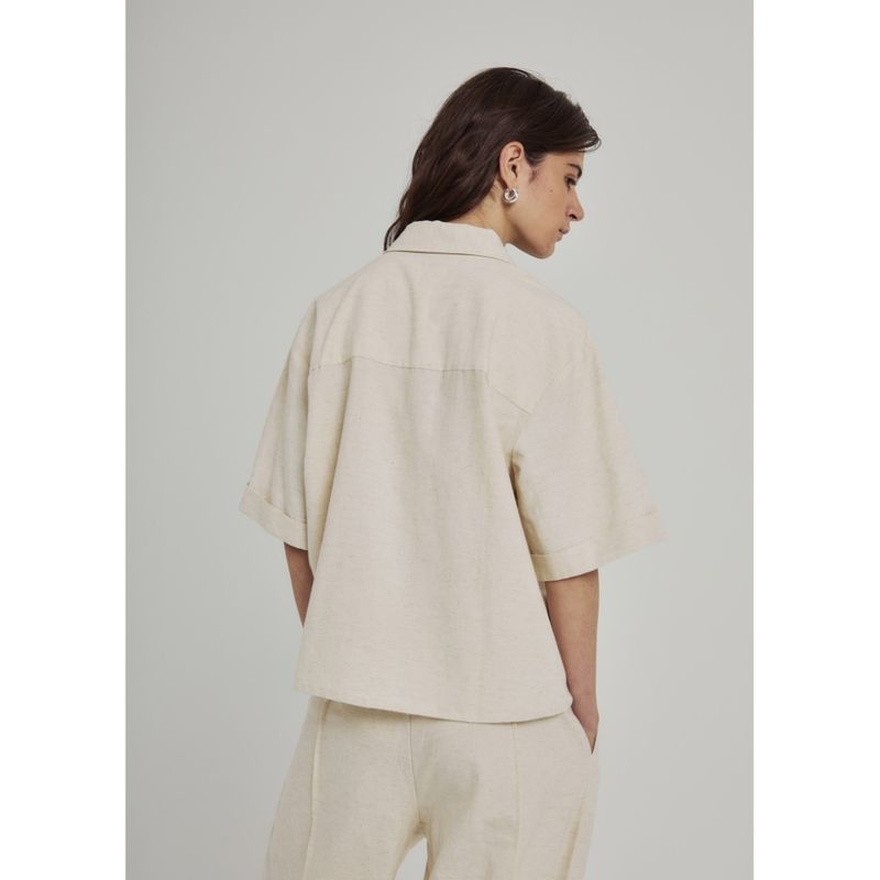 Linea short shirt Beige