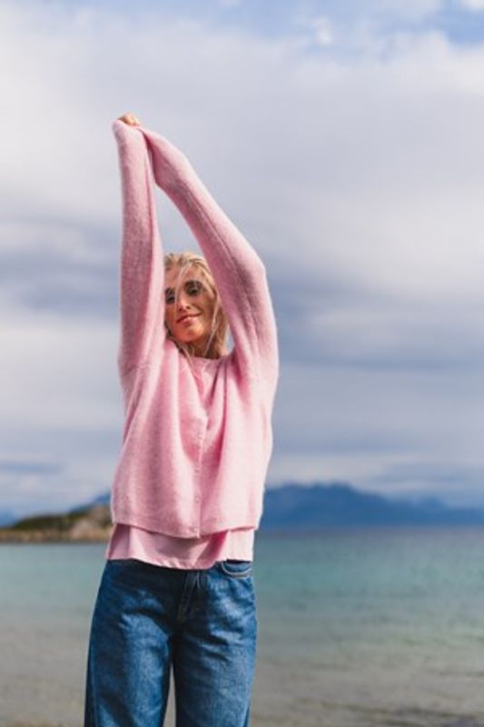 Amalie Cardigan Sweet Lilac