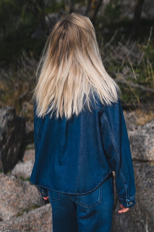 RAUSCecilie Shirt MID BLUE WASH