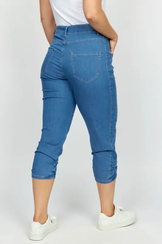 Tess Pirat Bukse Denim